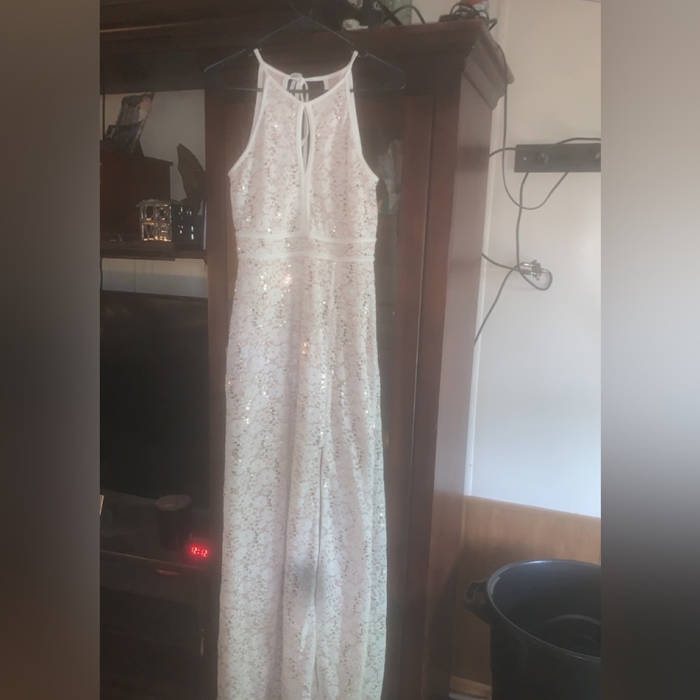 Prom dress, brand Morgan & Co and size 3/4